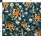 Octopus Blue Orange Sea Ocean Octopus Midnight Jellyfish Life Weed Tropical Custom Printed Fabric by Spoonflower Various Fabrics by the Yard or Fat Quarter